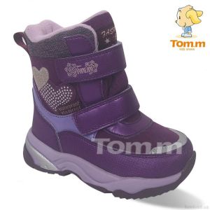 Апрески за момиче, лилави със сърце TOM.M