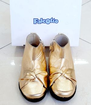 Бебешки златисти боти за момиче FALCOTTO by NATURINO 