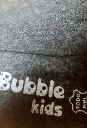 Сини бебешки полу-боти за момче BUBBLE KIDS